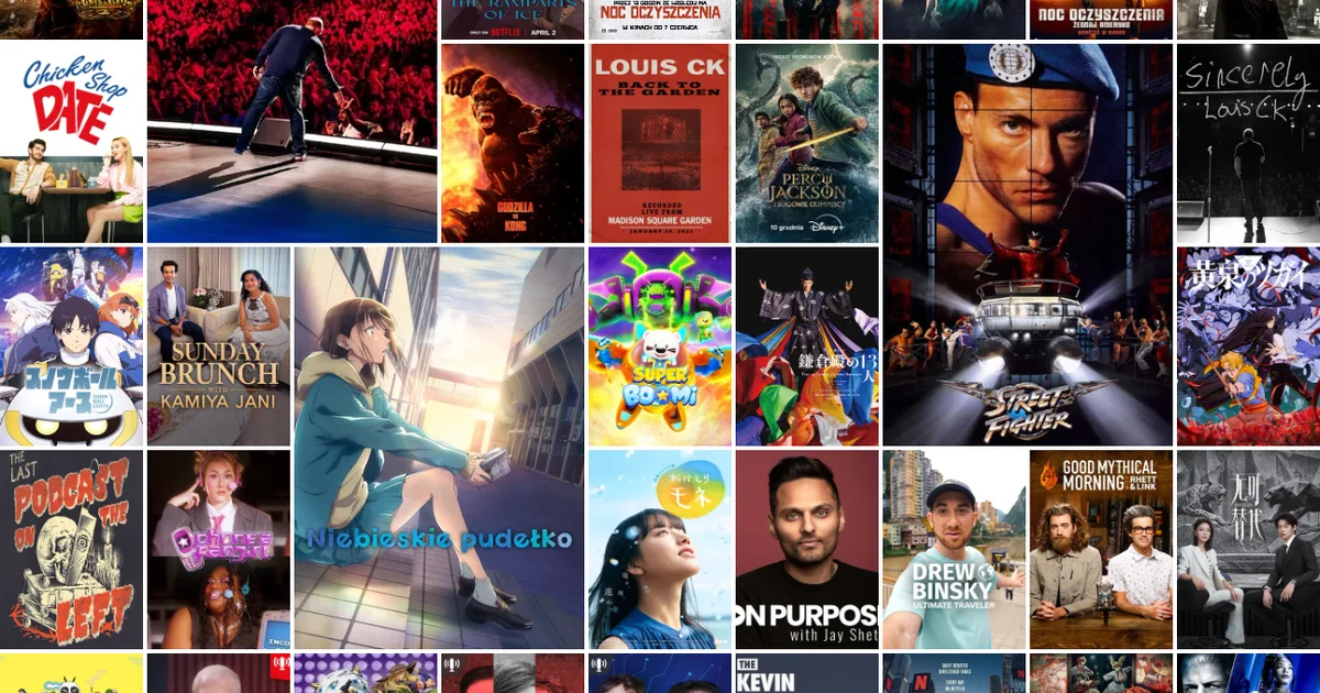 Niebieskie pudełko wraca na Netflixa. Są też Godzilla kontra Kong i Street Fighter