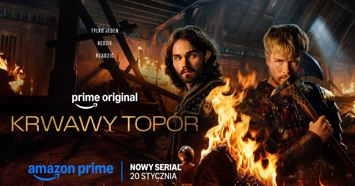 "Apokalipsa: Nowy świat", "Krwawy Topór", "Storm" oraz "LOL: Last One Laughing Philippines" na materiałach od Prime Video