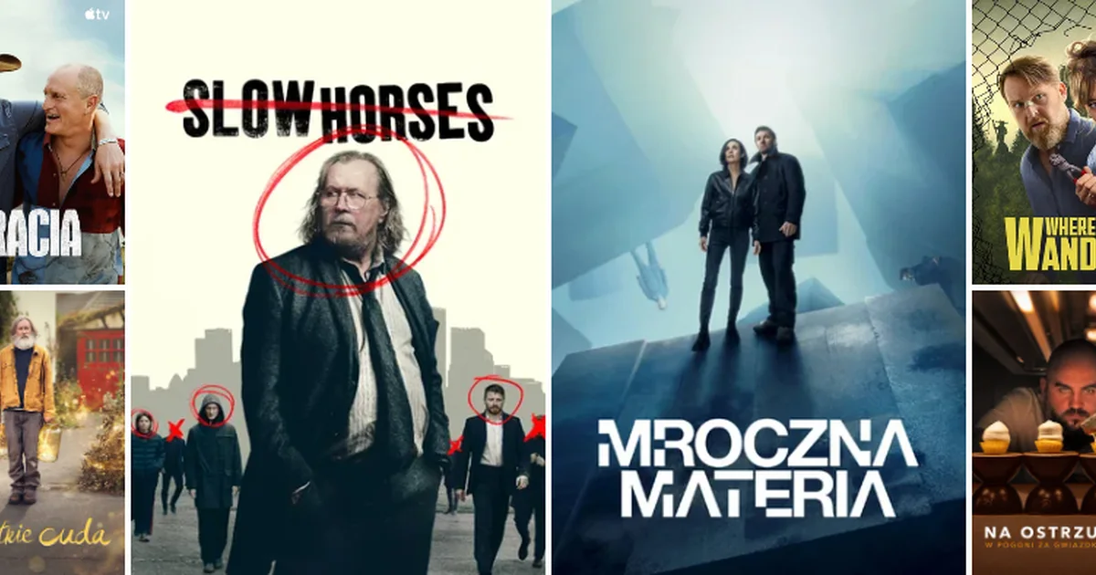 Apple TV Polska: nowe odcinki Mrocznej materii i polskie audio w Ted Lasso