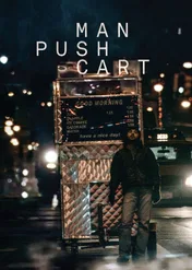 Człowiek z budką / Man Push Cart
